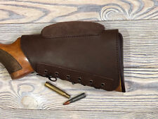 Nuovo Porta Buttstock in Vera Pelle Butt Stock Protezione Copertura Guance Poggia Imbottito