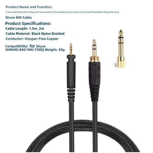 Cavo compatibile per - , shure