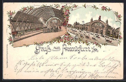 Litografia francoforte sul - francoforte,