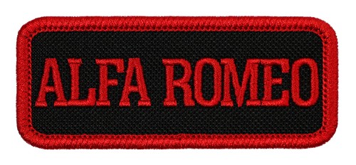 Alfa romeo patch ricamata - alfa,