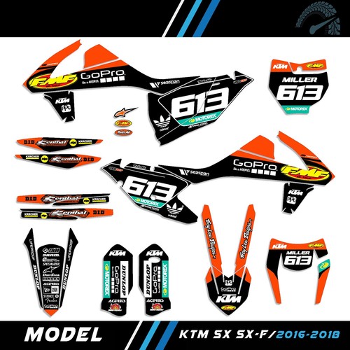 Kit graficos stikers ktm - kit, sx