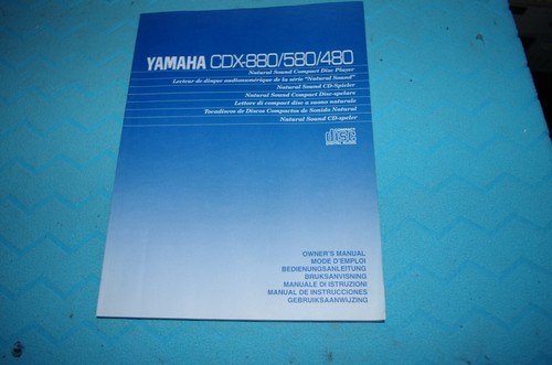 Manuale yamaha cdx 880 580 - yamaha,