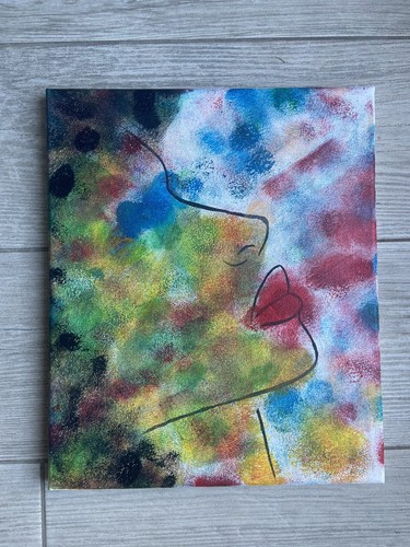 Quadro moderno dipinto mano - quadro,