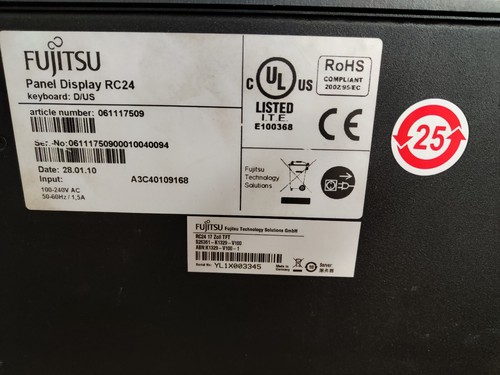 Fujitsu pannello display rc24 - fujitsu,