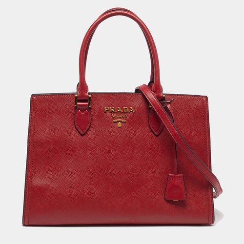 Borsa prada pelle - prada, rossa