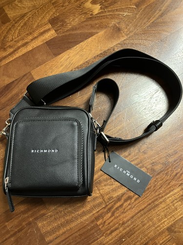 Tracolla nera richmond bag - richmond,