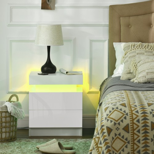 Comodino bianco - bianco,,