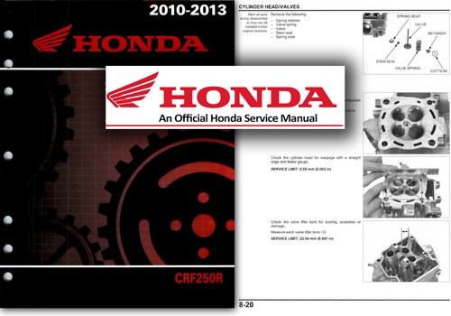 Honda crf250r manuale officina - honda,