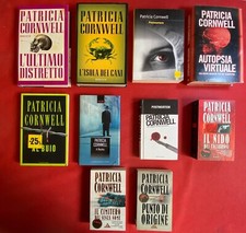 Patricia CORNWELL Lotto 10 Libri ISOLA + POSTMORTEM + AUTOPSIA + NIDO + CIMITERO