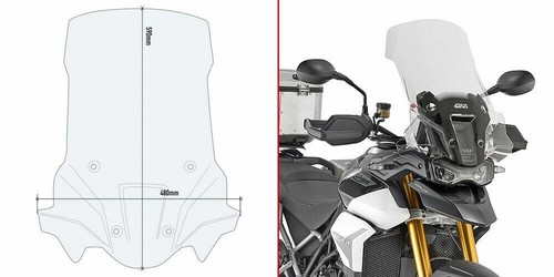 Givi cupolino trasparente - givi,