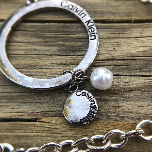 Collana pendente accento - , perle