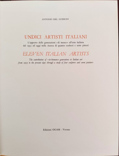 Antonio del guercio - -, 11