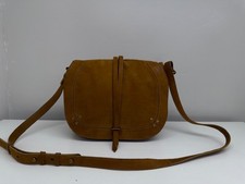 Authentic JEROME DREYFUSS NESTOR Brown Leather Crossbody Bag