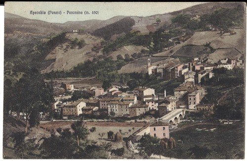 Apecchio panorama m - apecchio, (pesaro)