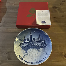 Royal Copenhagen Bing & Grondhal Piatto Giubileo di Natale 1895 /1995/2015