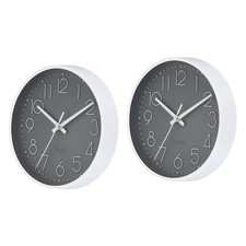Round wall clock 2pcs - round,
