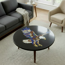 Marmo Nero Caffè Tavolo Con