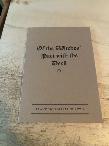 Guazzo the witches pact - of,