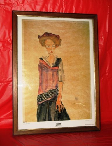 Quadro stampa schiele - schiele, ragazza