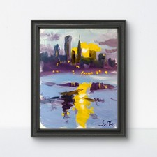Dipinto olio originale 9x12