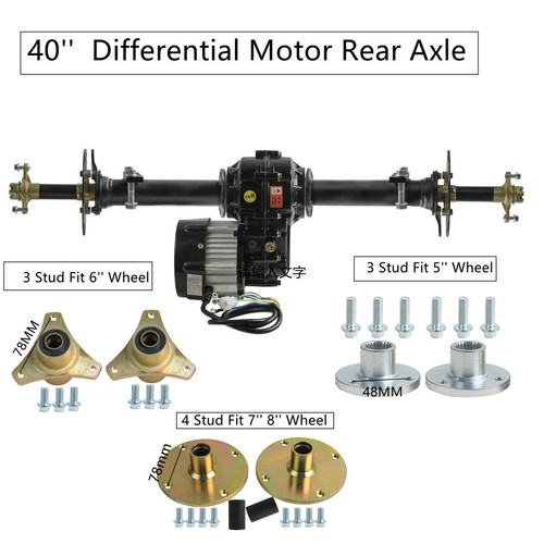 Kit assale posteriore motore - kit,