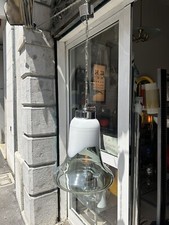 SOSPENSIONE 70s VETRO BICOLORE