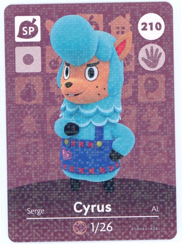 Cyrus 210 carta amiibo - #210,