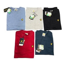 LYLE AND SCOTT NUOVISSIMO MAGLIONE PREMIUM MANICA LUNGA DA UOMO