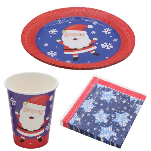 Natale piatti carta - natale,