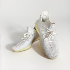 Adidas Yeezy Boost 350 V2 Low Cream White / Triple White Mens Size 10.5 Exc Cond