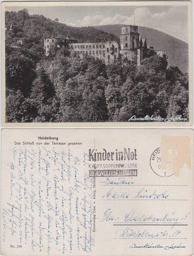 Cartolina heidelberg - cartolina, il