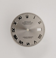Genuine Rolex Dial Silver