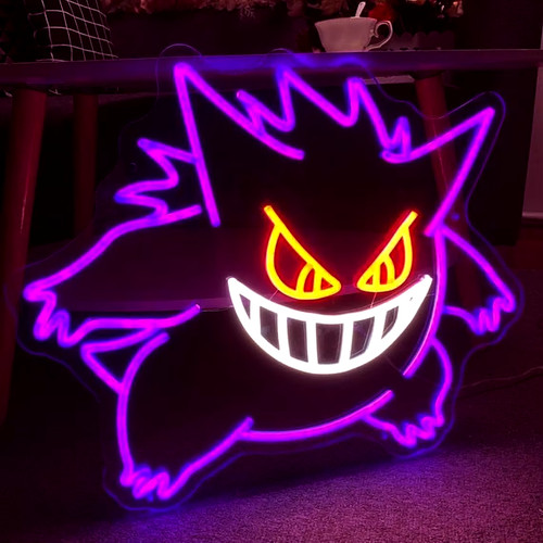 Insegna led neon gengar grande - insegna,