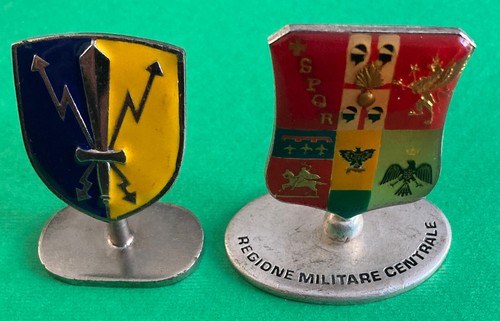 Stemmi militari metallo - militari, in