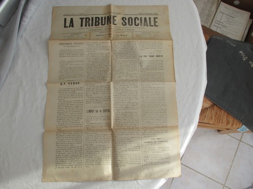 Journal tribune sociale - -,
