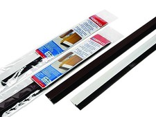 PARASPIFFERI ADESIVO ALLUMINIO QUALITA' PREMIUM CON SPAZZOLINO FLESSIBILE - 1 M