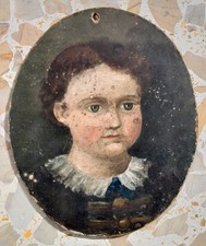 Antico ritratto dipinto ad