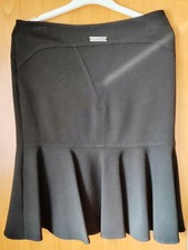 Gonna a campana pieghettata black/nera Rocco Barocco tg 44