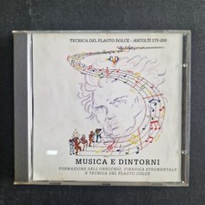 CD Musica e Dintorni Flauto Dolce Ascolti 173-200 Didattica Educativa CD Ottimo