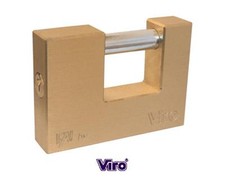 LUCCHETTO FAI BY VIRO 505 MONOBLOCCO OTTONE Ø ASTA 7MM BASE 50MM PER SERRANDE