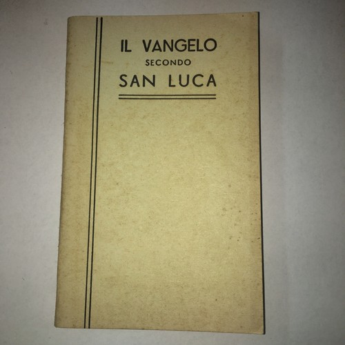 Vangelo secondo luca - secondo, s.