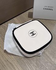 Autentica borsa trucco cosmetica CHANEL custodia borsa portaoggetti borsa da viaggio NUOVA