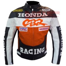 HONDA CBR ARANCIONE MOTO PELLE
