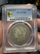 1893-CC Morgan Silver Dollar -