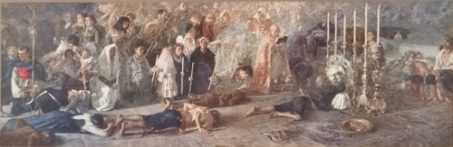 Antica stampa colori del - , 1930