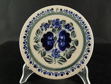 ANTICA PLACCA SOTTO PENTOLA CERAMICA WLOCLAWEK FAJANS POLONIA DIPINTA A MANO