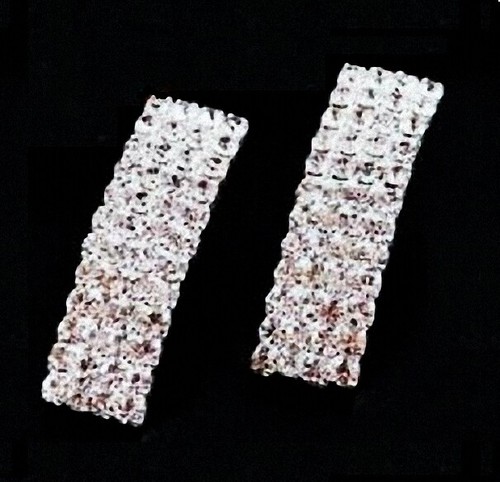Orecchini lunghi strass lucidi - lunghi,