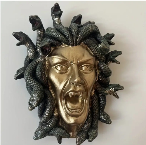 Scultura parete medusa - scultura,