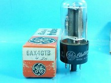 GE 6AX4 GT  TUBE Valvola Lampe