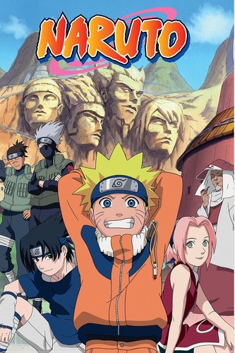 Naruto montagne poster - naruto,